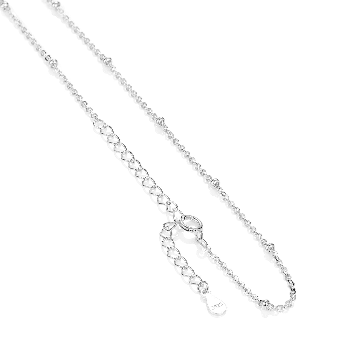 REDheart Custom 925 Sterling Silver Thin Chain Italy Link Adjustable Box Cross Singapore Gold Plated Necklace Fine Jewelry