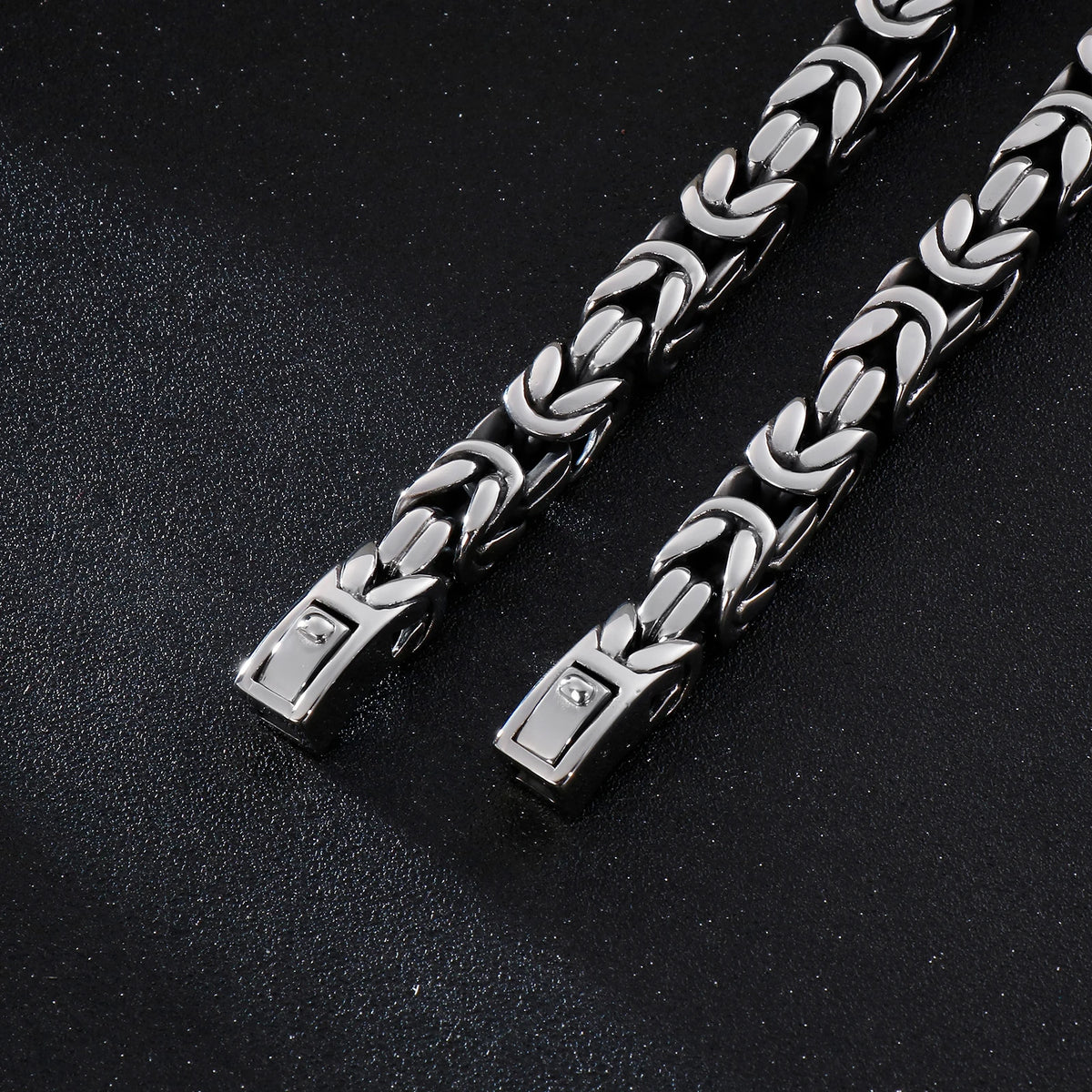 REBEL Hip-hop Charm Bracelet and Necklace Stainless Sets Men