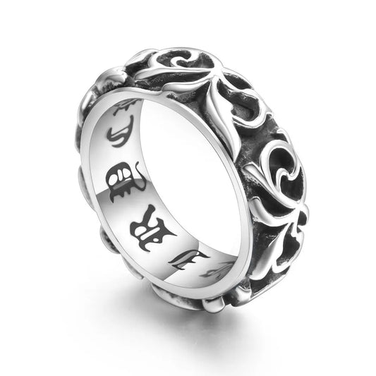 NEWLiFE VIKING Voyage Crest Stainless Steel Ring