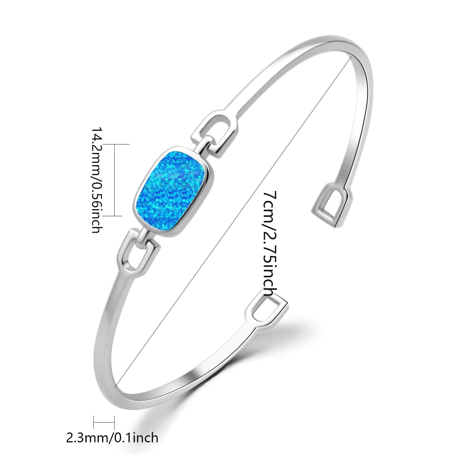 Modern Brass Minimalist Ocean Opal Ring-Hawaiian Design Bulk Jewelry Supplier