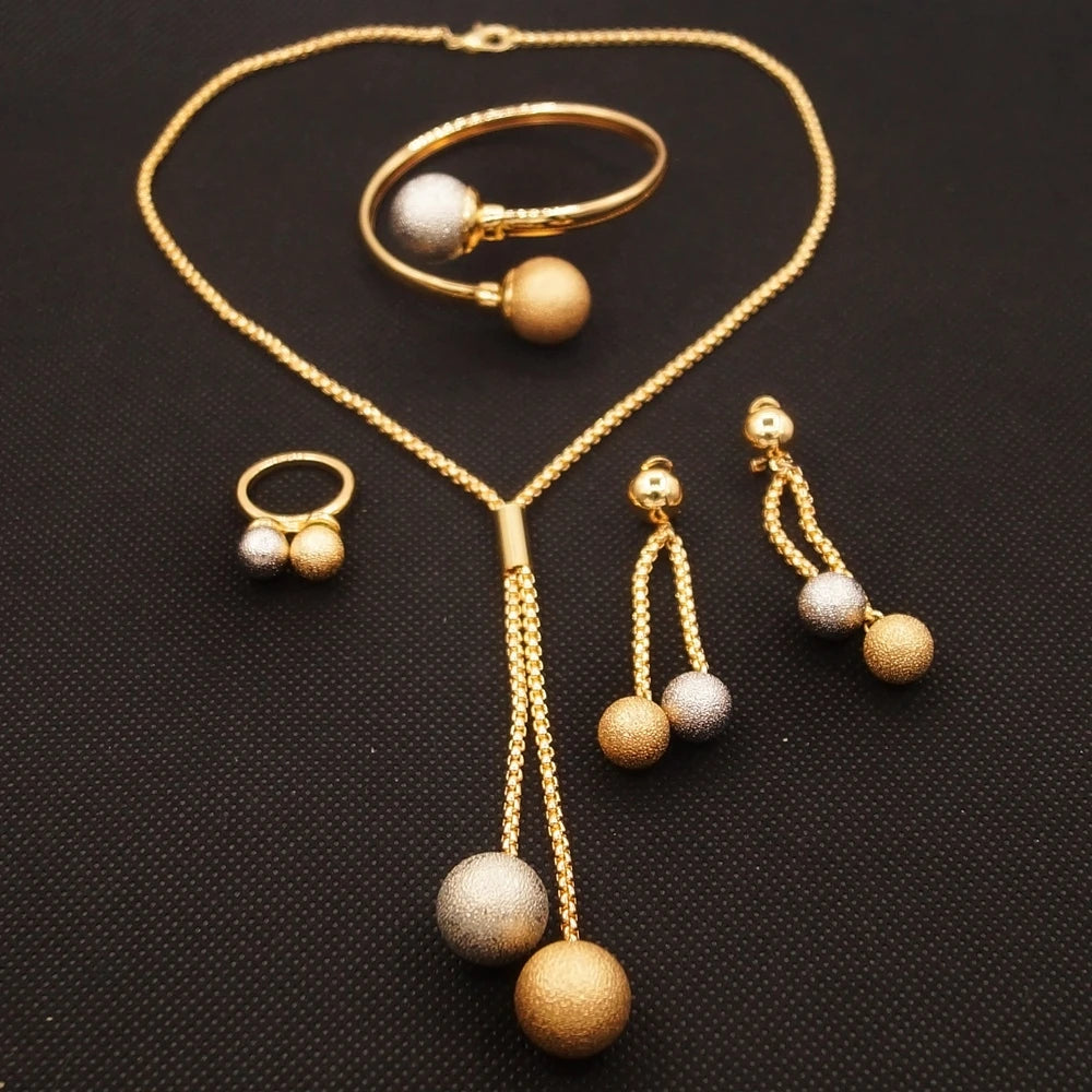 Zhuerrui Luxury Design 18K Brazilian Gold Style Party Factory Direct Trendy  Wholesale for Woman Jewelry SetsHN21031314