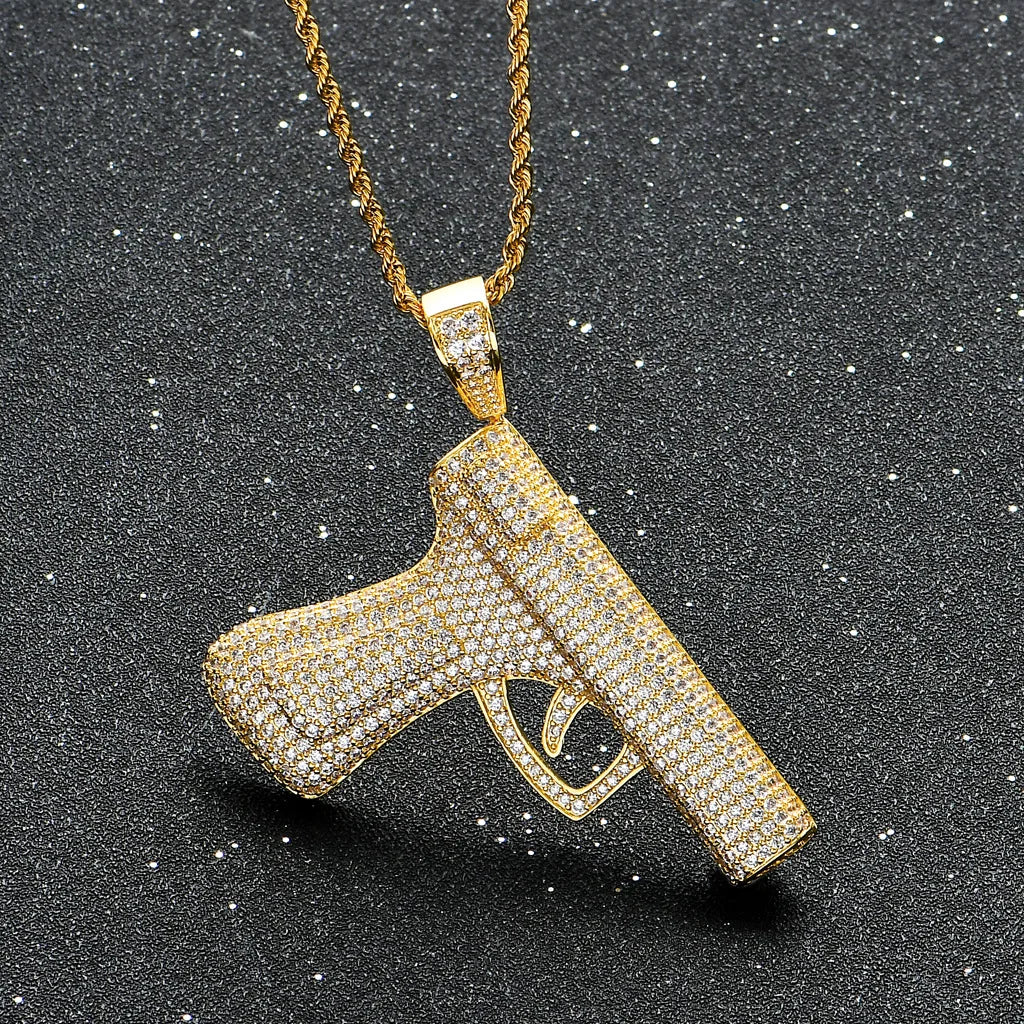 NEWLiFE BiG-BOSS Iced Out Moissanite Necklace in Brass for Men | Designer Hip-Hop Jewellery