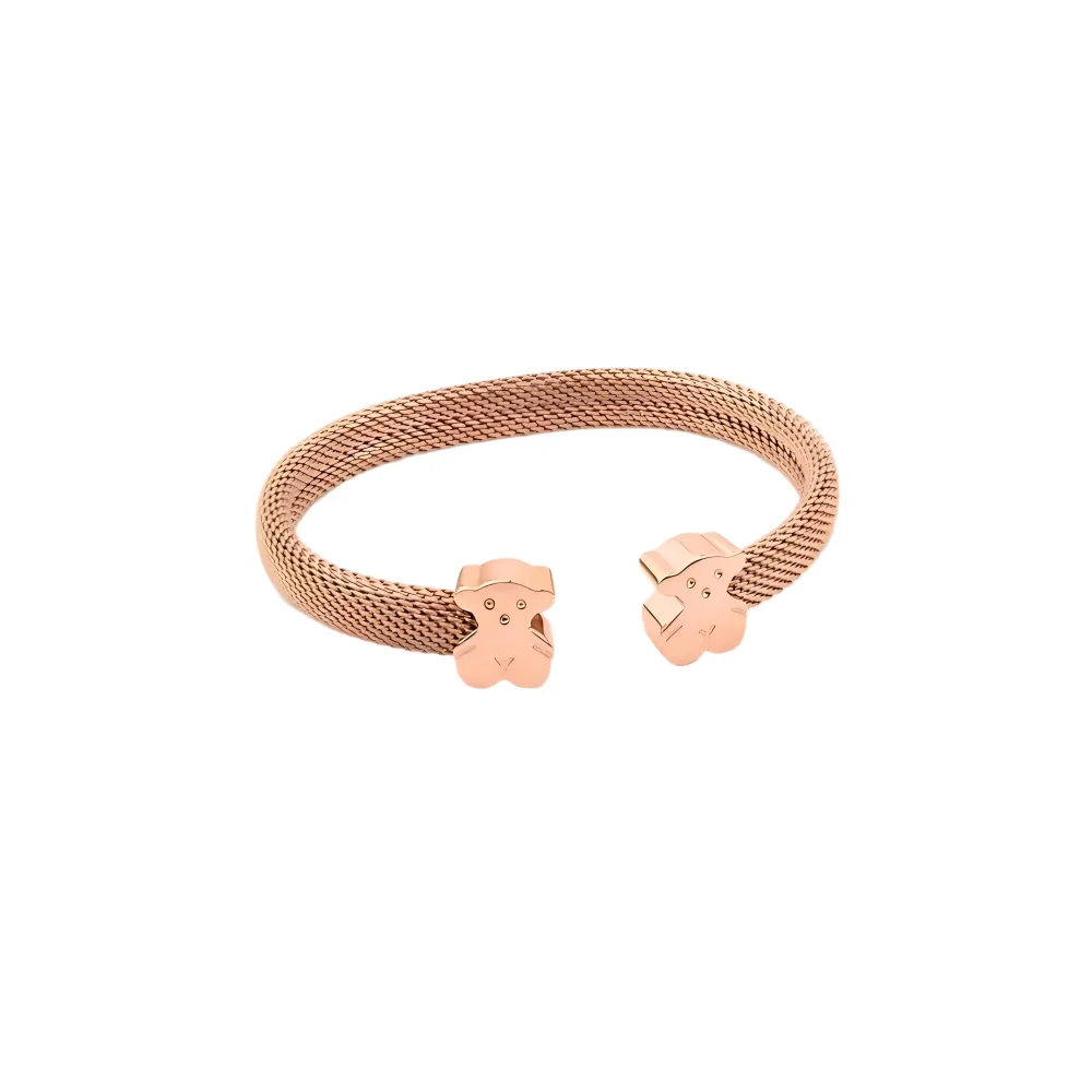 S&S Vintage Brass Zircon Slap & Snap Adjustable Charm Bracelet for Women Jewelry Gift