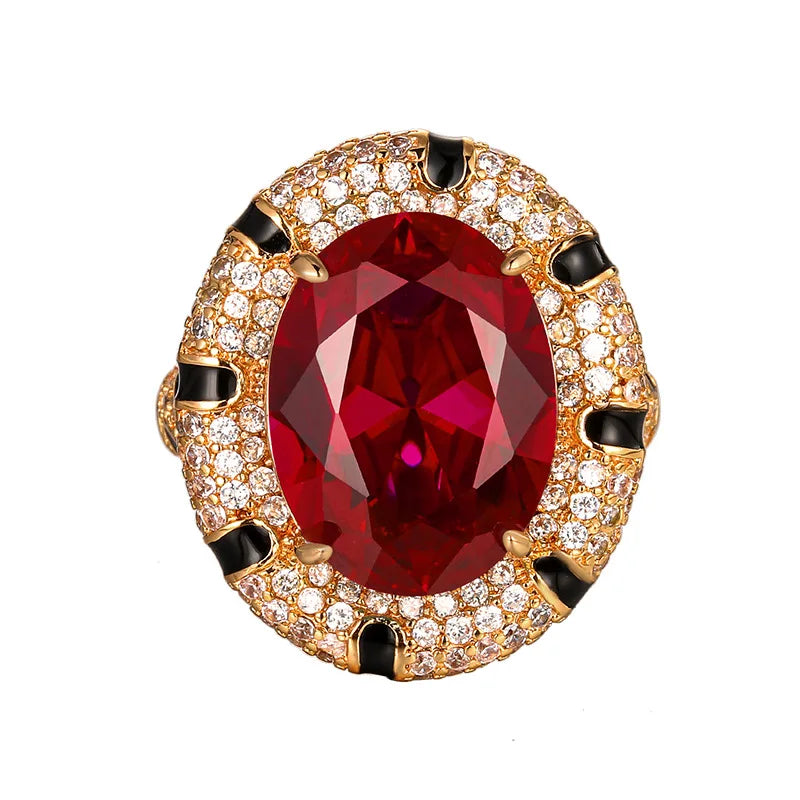 REDheart Trendy Zircon Simulation Brass Inlay Flower Pattern Women's Anniversary Engagement Wedding Party Gift Necklace Set
