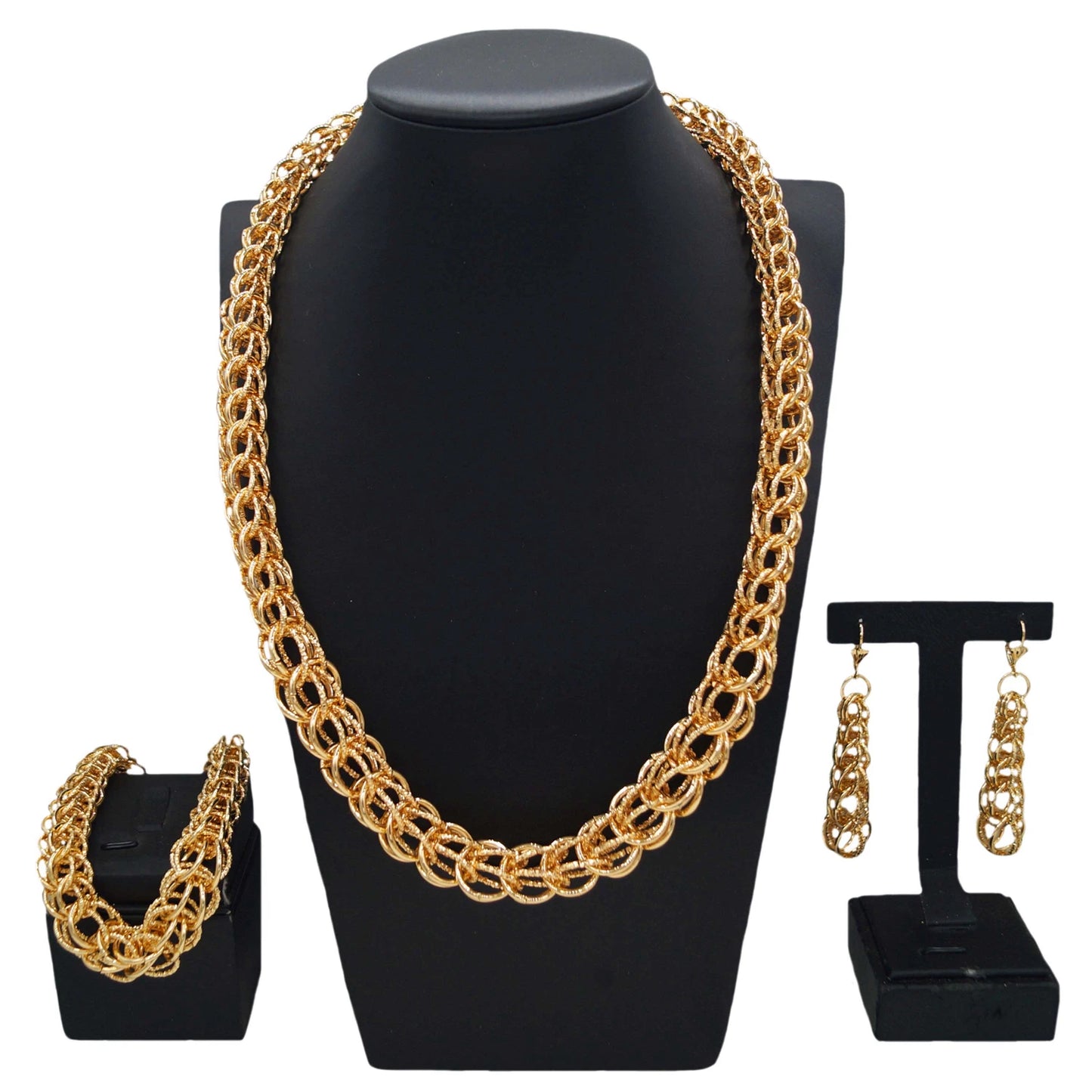 Zhuerrui Italiano Gold Designs Women Jewellery Set Party Fine Costume Jewelry Set Luxury Big Necklace Jewellery Sets HM2405819