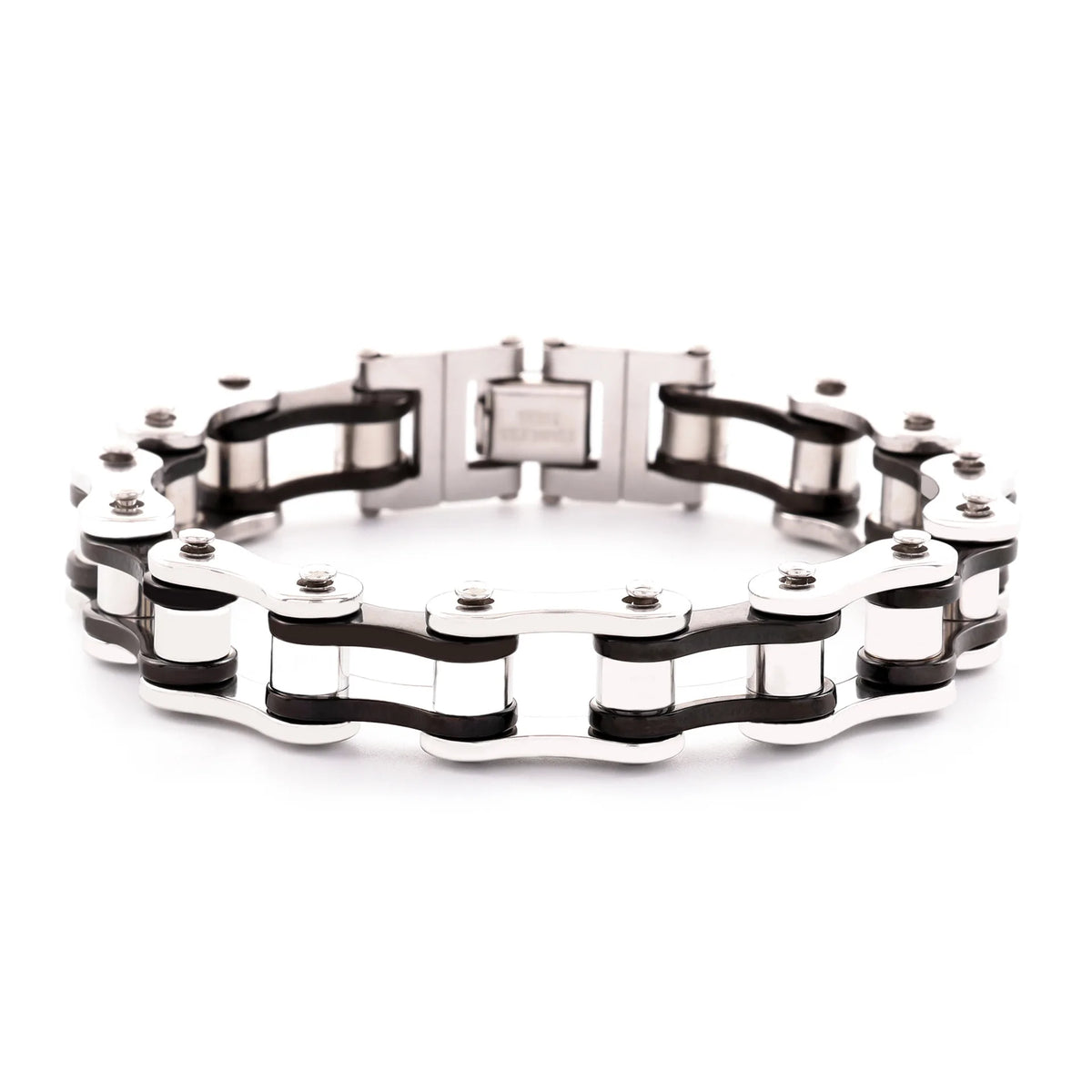 REBEL European American Punk Motorcycle Men's Bracelet Natural Stone Electroplating Rock Personality Chain