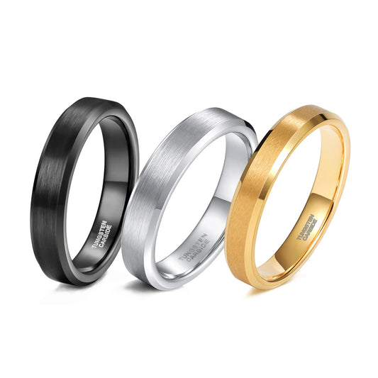 REBEL Brushed Tungsten Carbide Ring