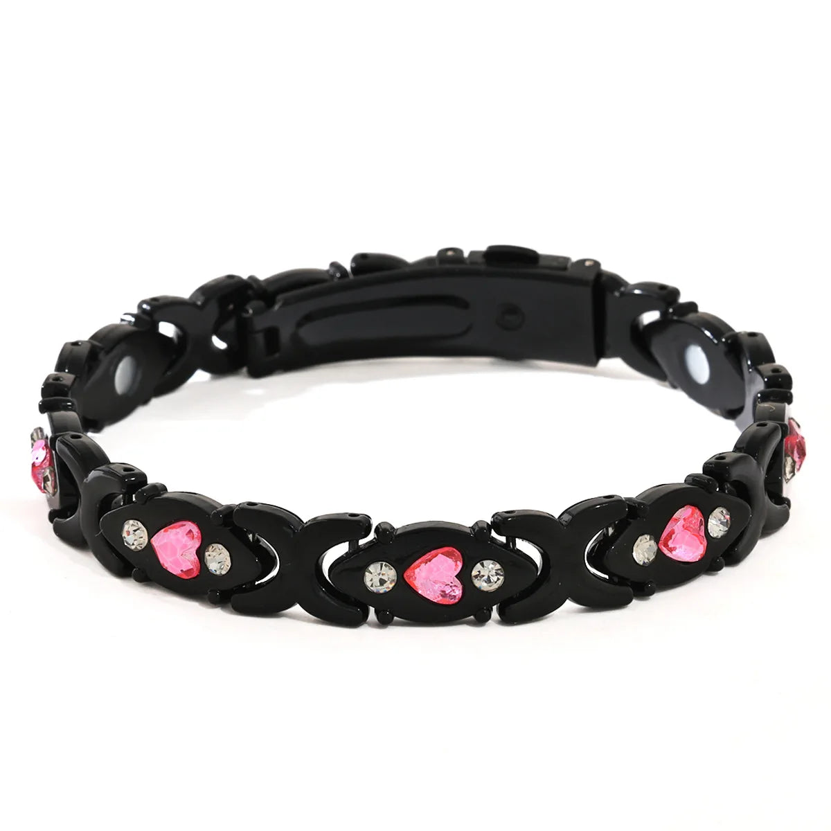 European and American fashion detachable energy magnet bracelet with diamond-encrusted and adjustable ladies bracelet