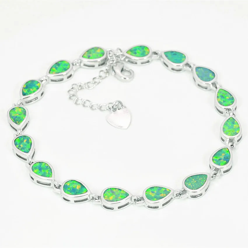 Opal Bohemian Hawaiian Opal Bracelet Exquisite Crystal & Gemstone Design, Fashionable Jewelry for Women