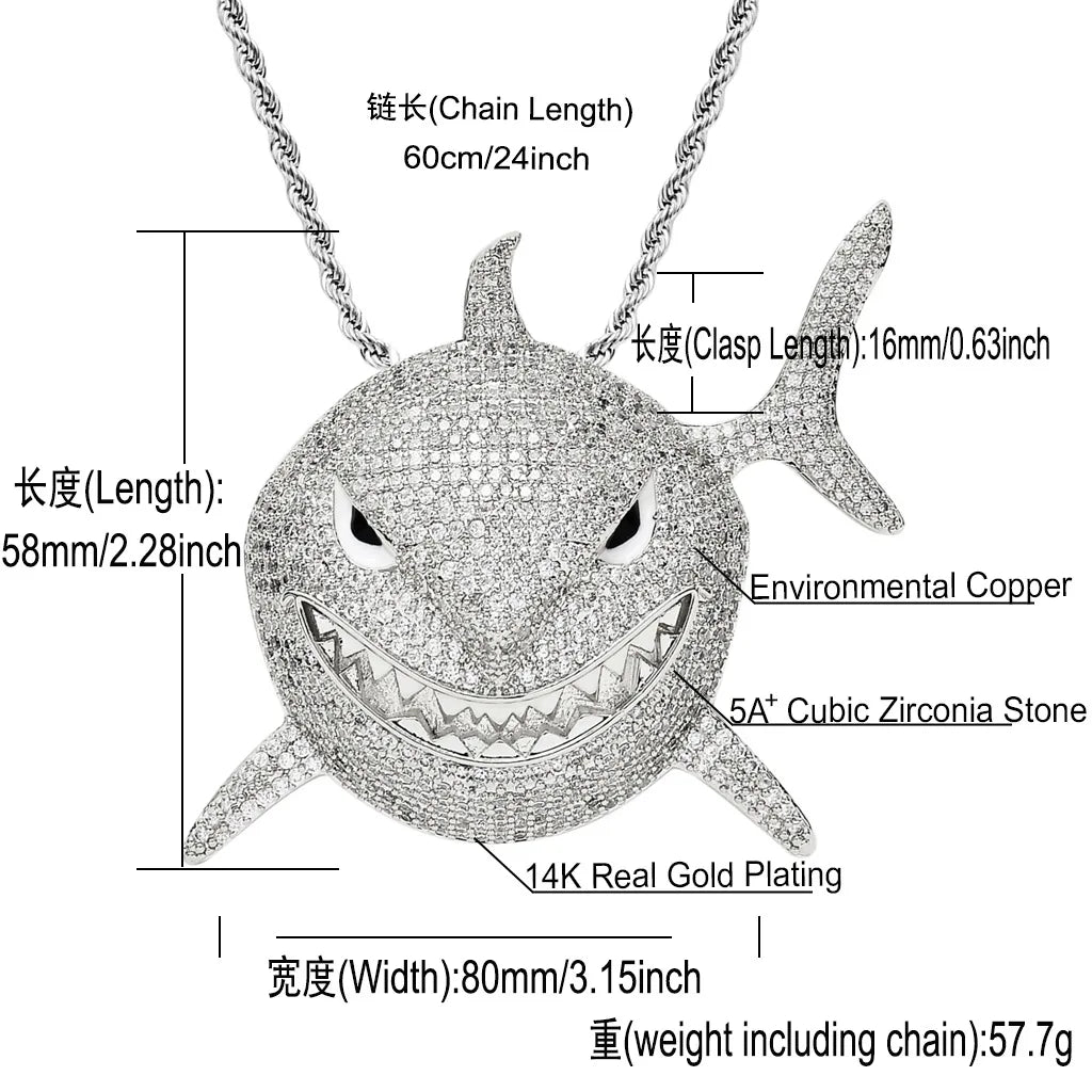 NEWLiFE BiG-BOSS Rope Moissanite Necklace in Brass for Men | Designer Hip-Hop Jewellery