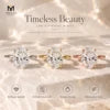 Gemfiori Messi Jewelry 10k 14k 18K White Gold Classic Designs Claw Setting Women 1CT 2CT 3CT Round Oval Pear IGI Lab Grown Diamond Ring