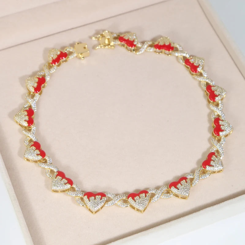 NEWLiFE REBEL Bold Echo Brass Necklace