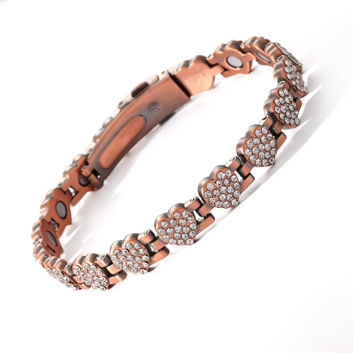 Euro-American Cross-border Hot-selling Magnetic Bracelet Stylish Luxury Lucky Clover Design Kevlar Natural Stone Single-Row