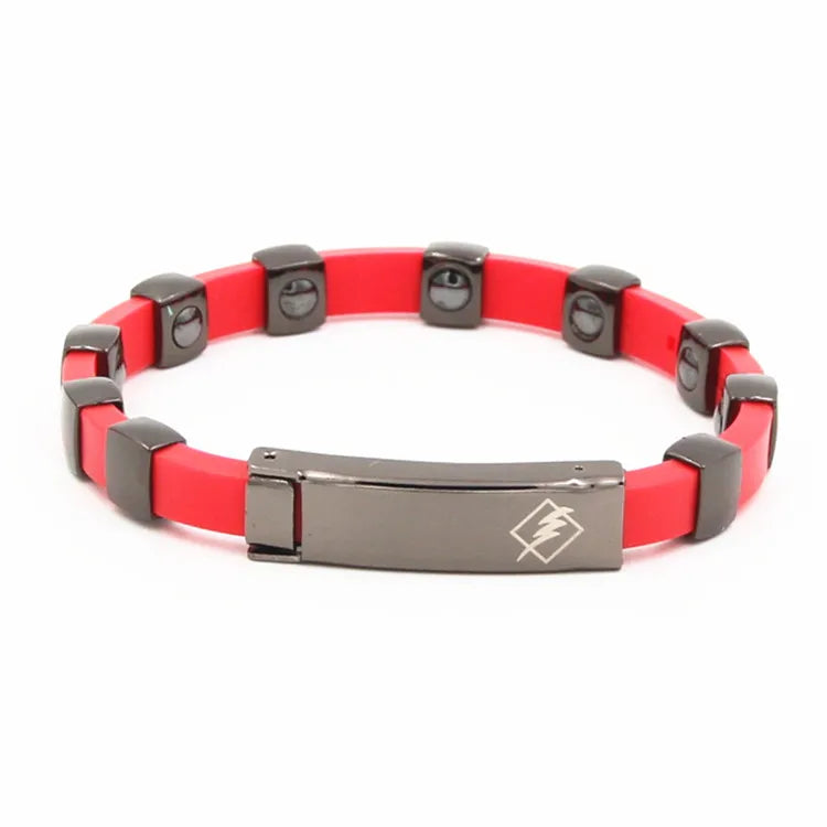 NewLife - Magnetic Silicone Stainless Steel Sport Bracelet