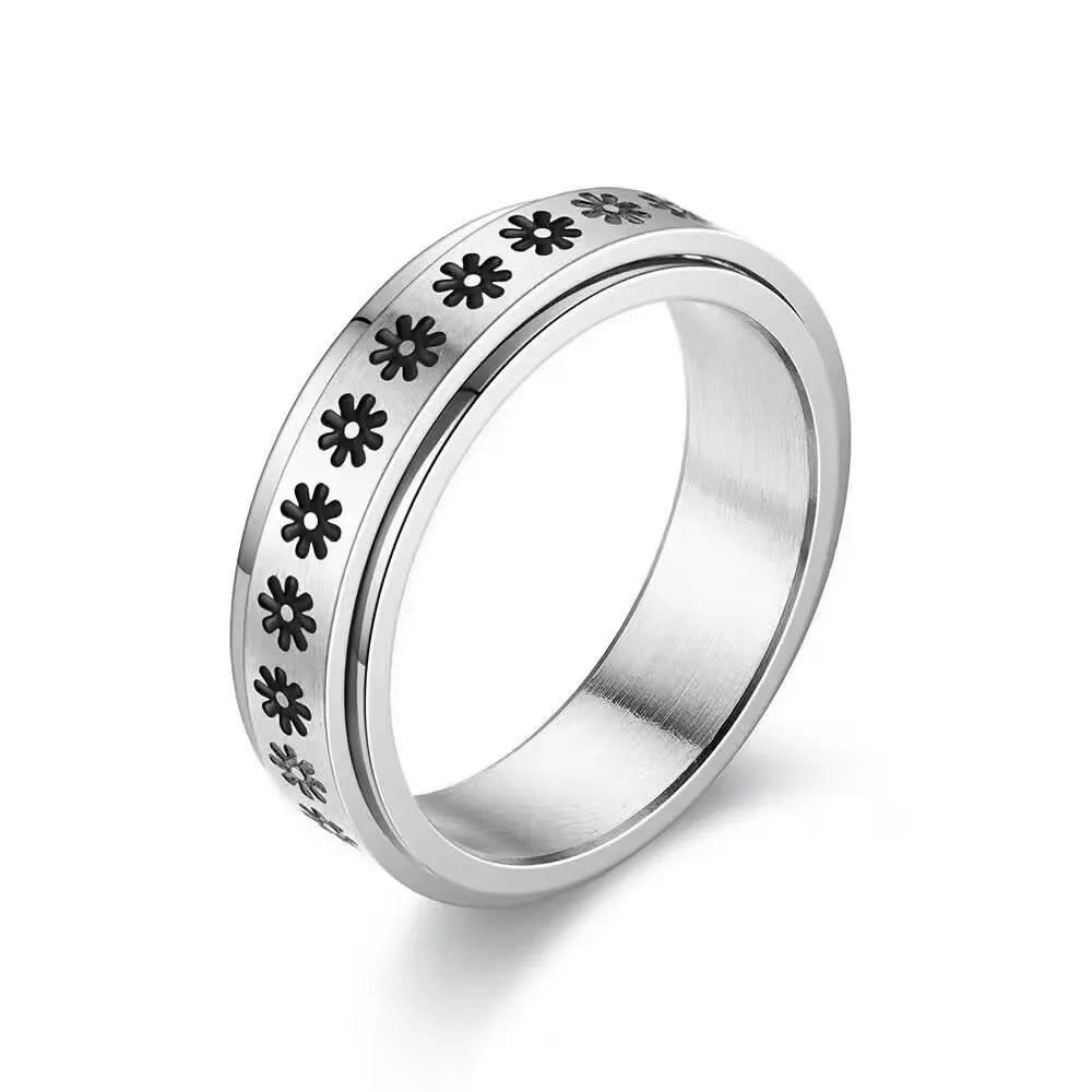 Modern Three-color Titanium Plated Tungsten Couple Wedding Ring for Men and Women-Engagement & Anniversary Gift