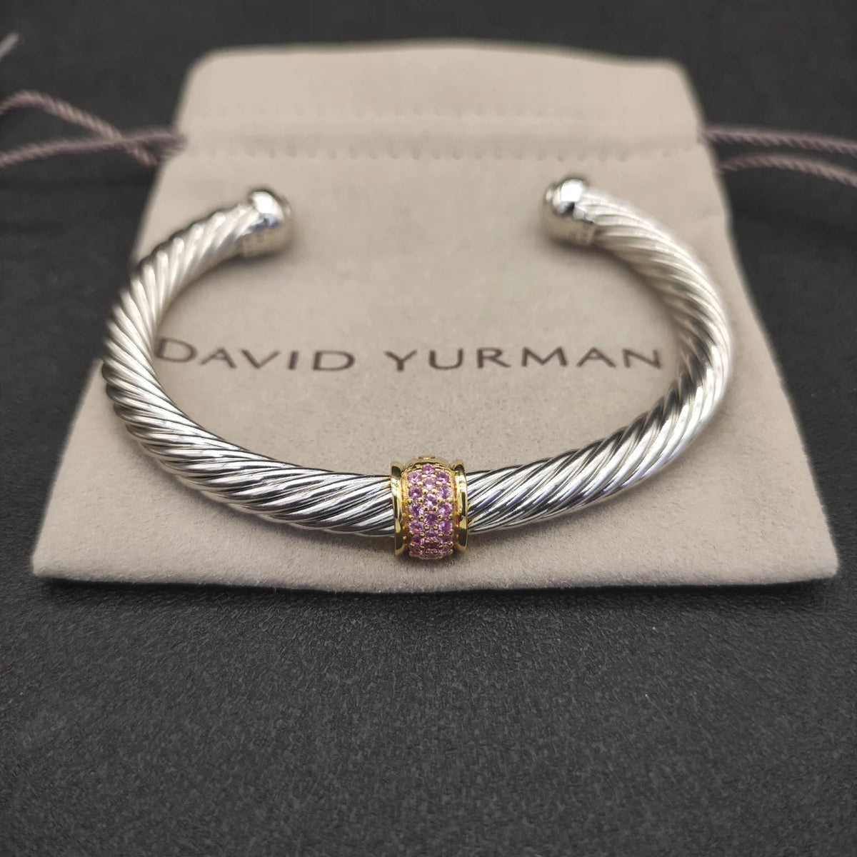 FASHIONISTA DY High-Quality 7mm Silver-Plated Diamond Fashion Bracelet, Fashionable Silver-Plated Colored Gemstone Bangle, Jewelry