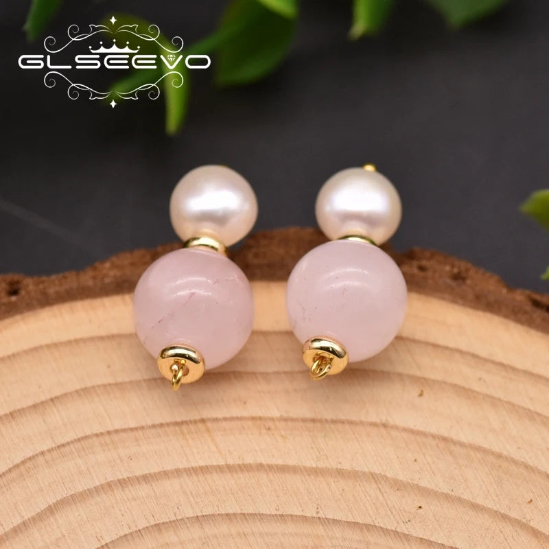 Natural Fresh Water Pearl Drop Earring for Women Wedding Crystal Minimalist  Earrings 2021 Bulk