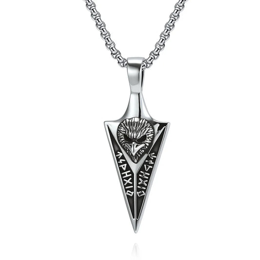 NEWLiFE VIKING Pearl Necklace in Stainless Steel for Men | Designer Jewellery for women & MEN