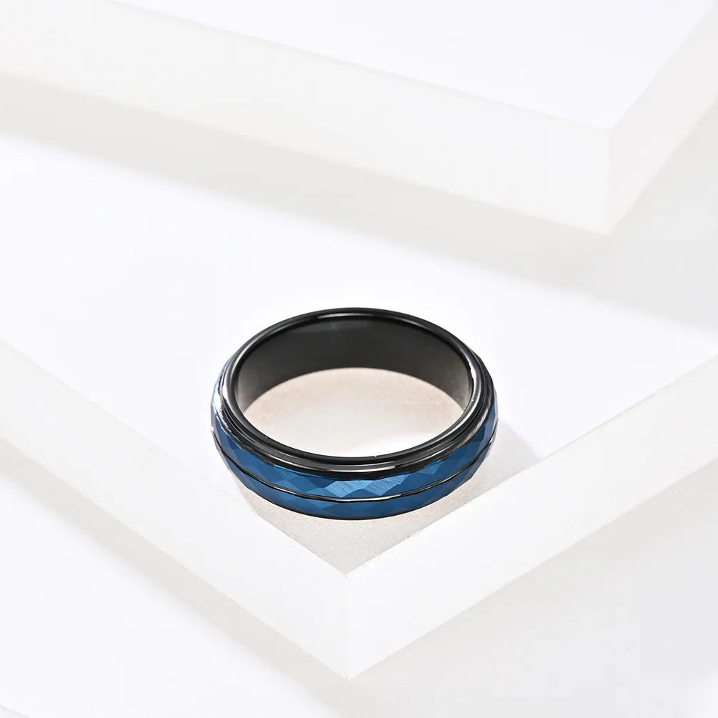 NEWLiFE REBEL Outline Point 6mm Ring in Tungsten