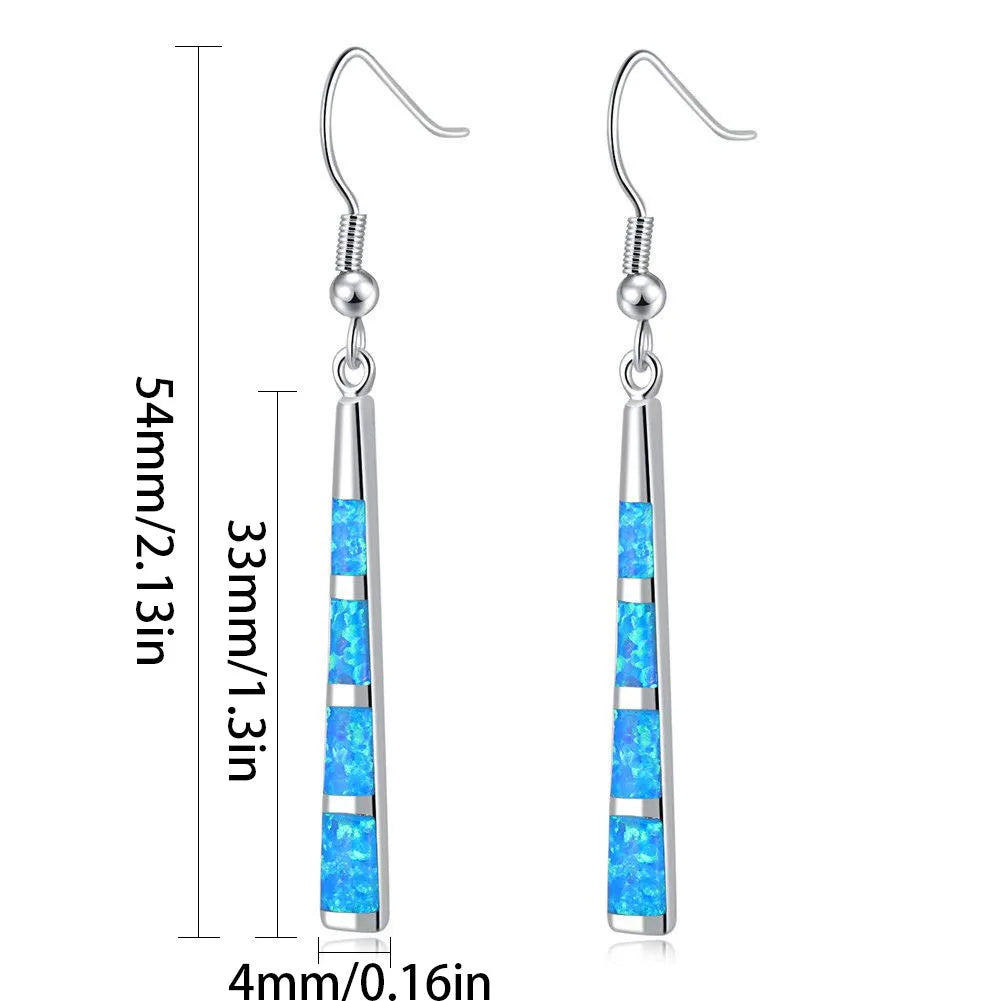 Hawaiian Vibes Hot SaleOpal Baseball Earrings Sparkle Boho Style