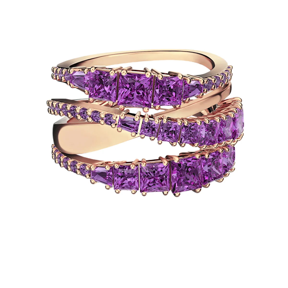 S&S Elegant Vintage Luxury Band Ring with Zircon Stylish Accessory for Weddings Engagements Parties & Anniversary Gifts