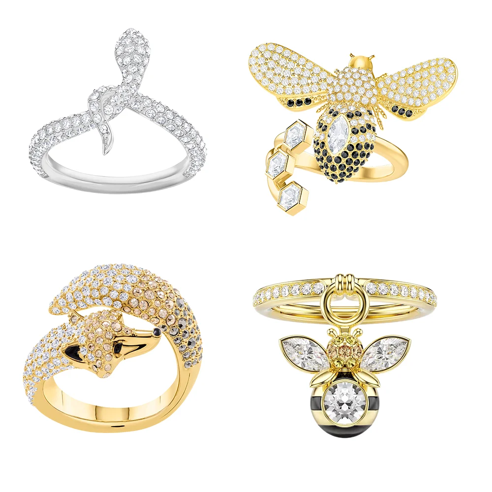 S&S Opulent Fashion Ring, Fine Polished Workmanship, Noble Style Jewelry As a Sweet Gift for Ladies
