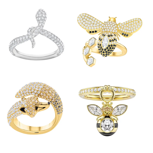 S&S Opulent Fashion Ring, Fine Polished Workmanship, Noble Style Jewelry As a Sweet Gift for Ladies