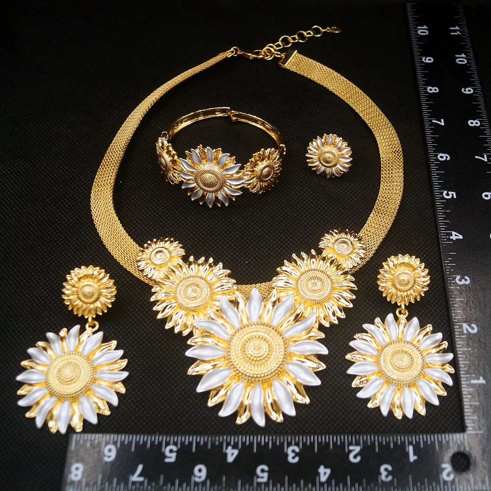 Zhuerrui Noble Brazilian Bridal Jewelry Set Brass Italian Gold Necklace Jewelry Fashion Nigerian Ladies Jewelry Set H00511