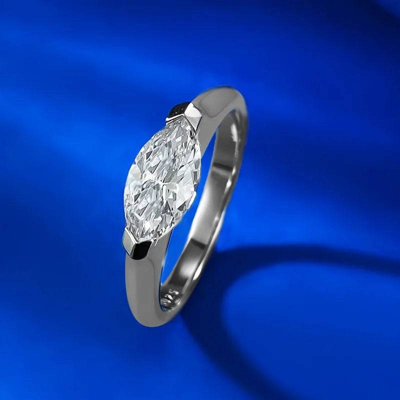Trendy Design 925 Sterling Silver 5A 8A Cubic Zirconia Ring Engagement Wedding Rings Custom Fine Jewelry Manufacturing Supplies