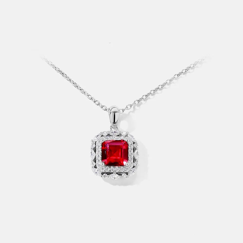 MUSHAN Jewelry Factory High Carbon Diamond Necklace for Women Cross Border Niche and High End 925 Silver Necklace