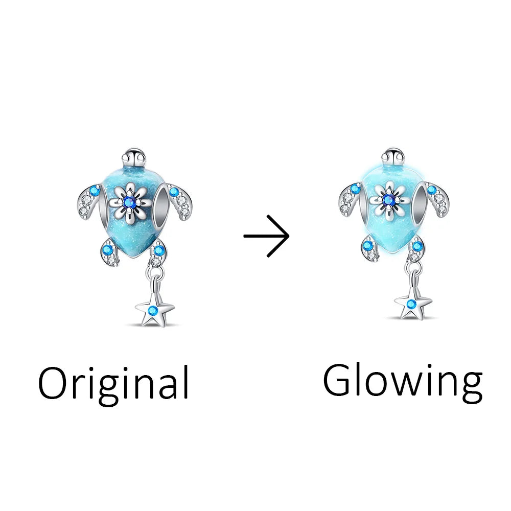 S&S Engraved Glow Pendant Charm | Silver Plated | S&S