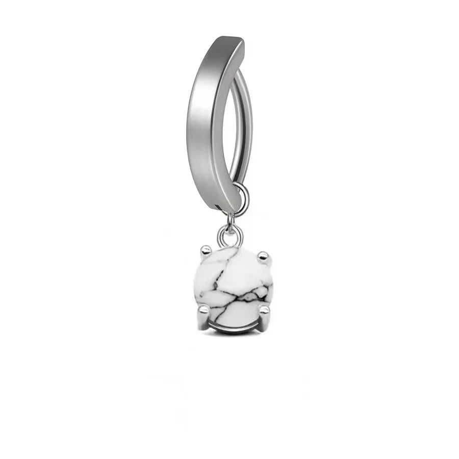 S&S Minimalist Curved Smooth Belly Button Nail butterfly Five Pointed Star Belly Button Buckle Piercing Jewelry