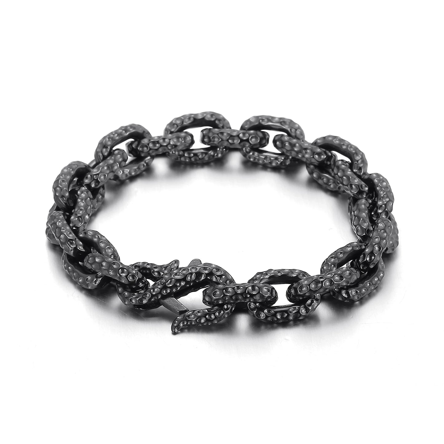 KALEN Personality Punk Bracelets Bangles Men Charm Stainless Steel Bracelet Jewelry