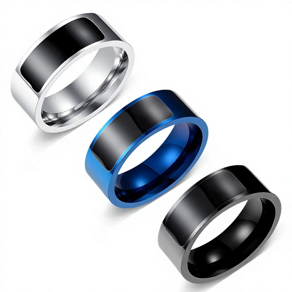 Tungsten NFC Smart Ring Unisex Original Design Ntag213 Chip Wearable Access Control Campus Card Payment File Sharing Jewelry