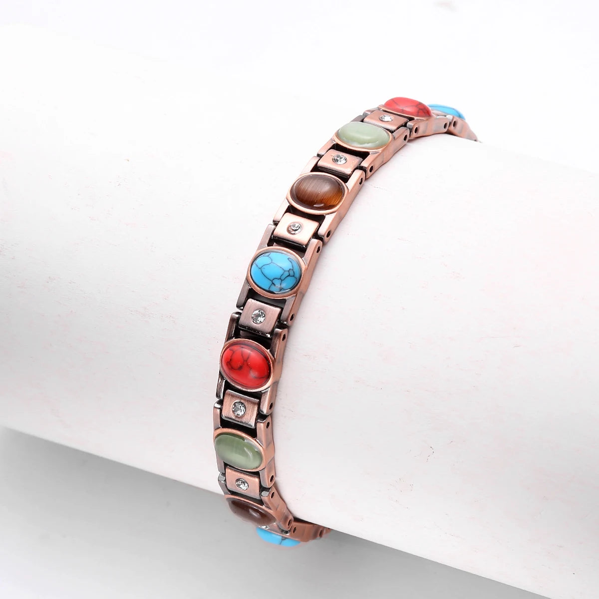 NewLife - Magnetic Turquoise Pure Copper Link Bracelet