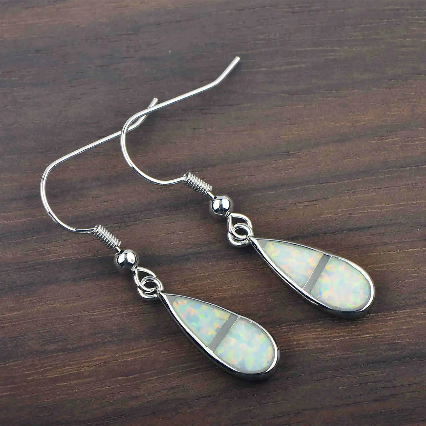 TikTok Hot Sale White Opal Studs Must Have for Cute Girls