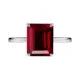 MuShan Jewelry Factory Luxury Platinum Plated Women's Wedding Anniversary Party Water Drop High Carbon Diamond 4 Carats 8*10 CMA