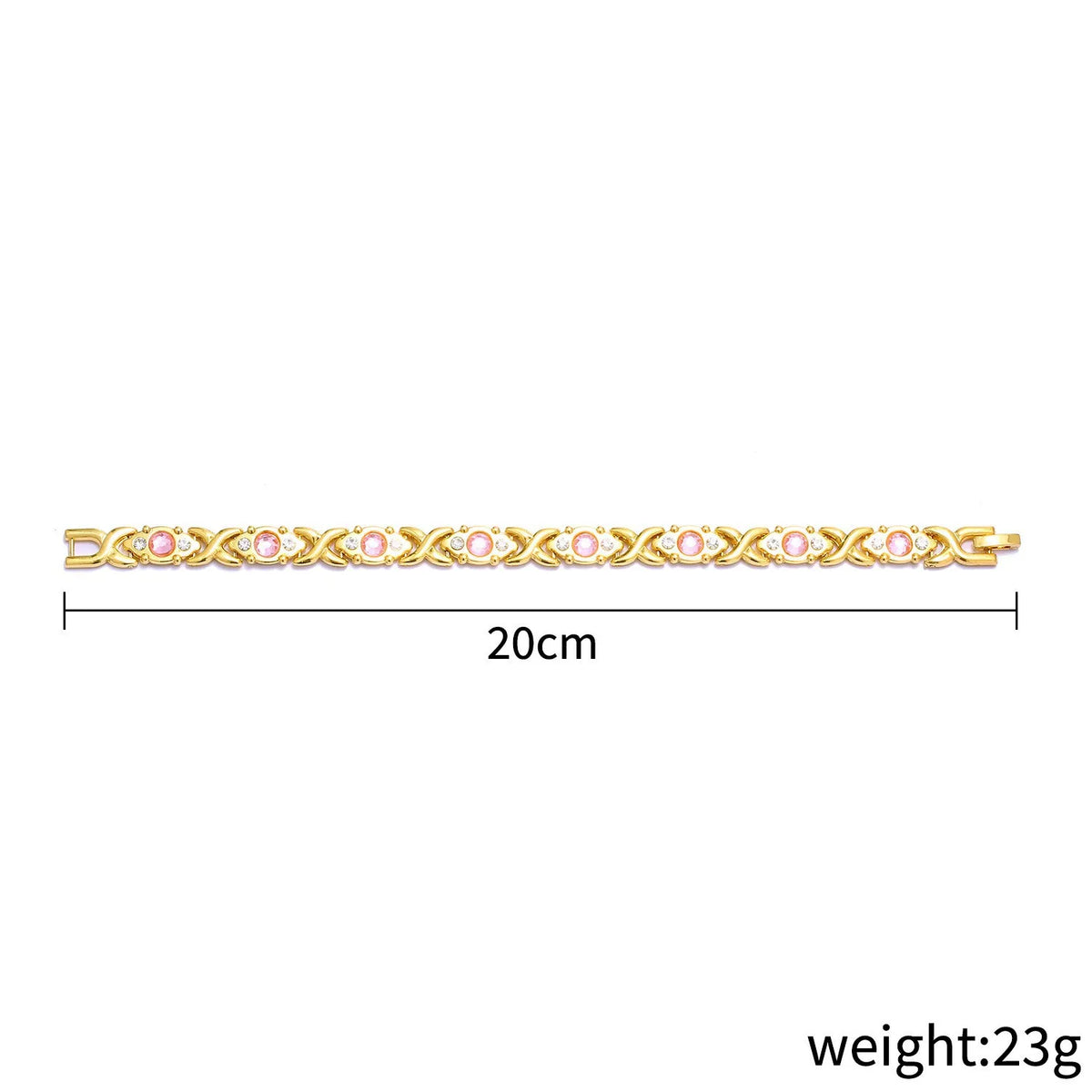 European and American fashion detachable energy magnet bracelet with diamond-encrusted and adjustable ladies bracelet