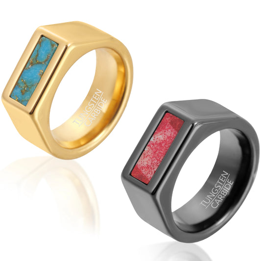 NEWLiFE REBEL Eastward Peak Ring in Tungsten