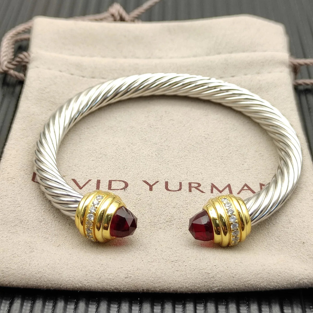 FASHIONISTA DY High-Quality Gold-Plated Diamond-Set Fashion Bangle, Unisex Silver-Plated Diamond-Set Bangle, Jewelry