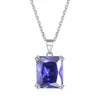 Gioiellieri Fine Jewelry: 925 Sterling Silver Custom Zircon and Colored Gemstone Necklace with the Twelve Birthstones Women Rhodium Plated