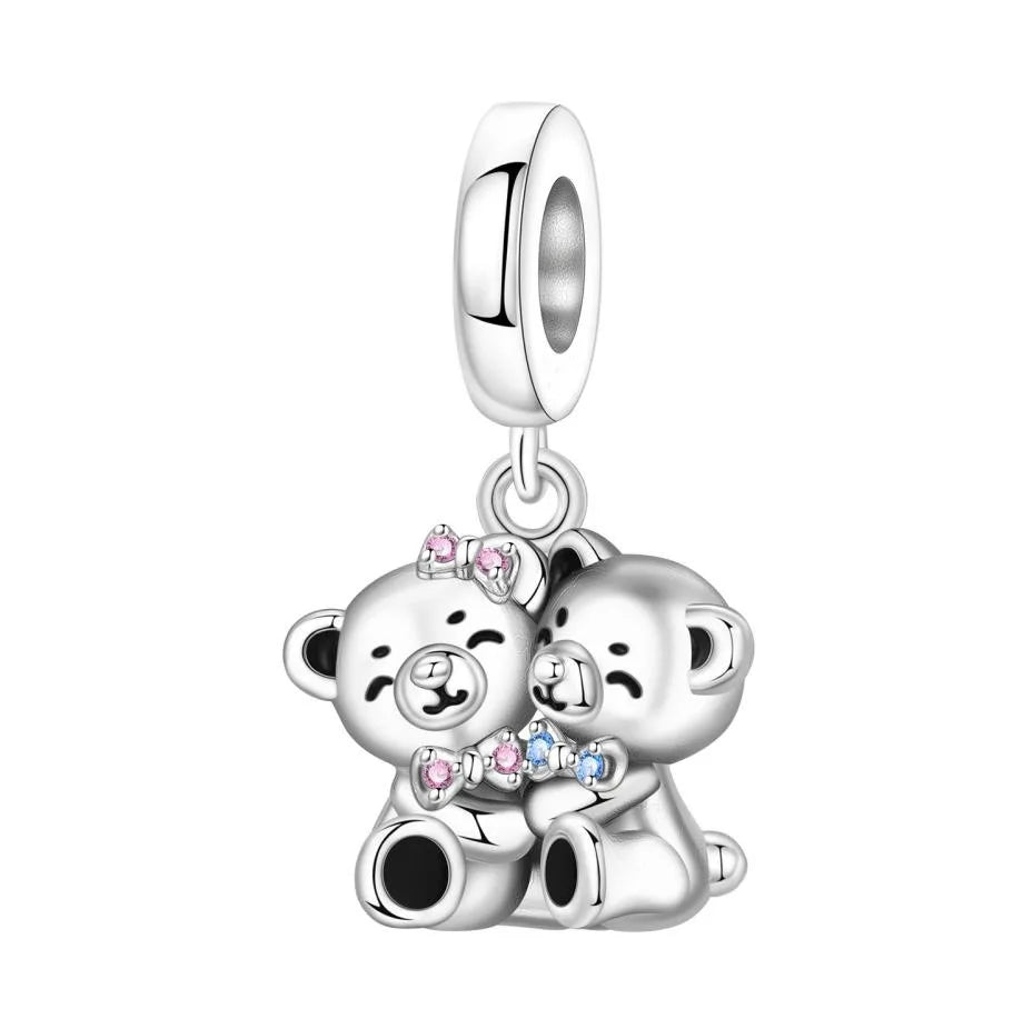 S&S Cute Animal Charm Pendants | Panda, Bear, Fox & Friends