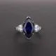 MUSHAN Jewelry Factory European and American Fashion Luxury S925 Silver Set High Carbon Diamond Marquise Ring