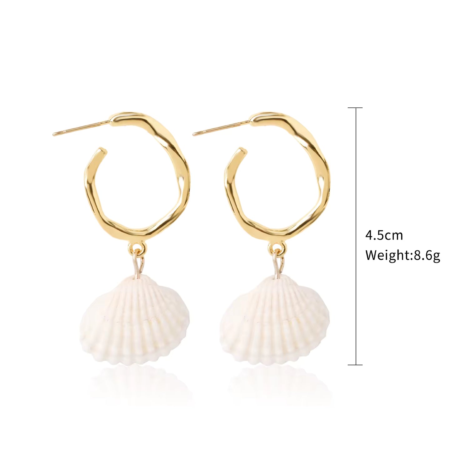 14Pairs NATURAL SHELL Earrings SPECIAL OFFER £49/-