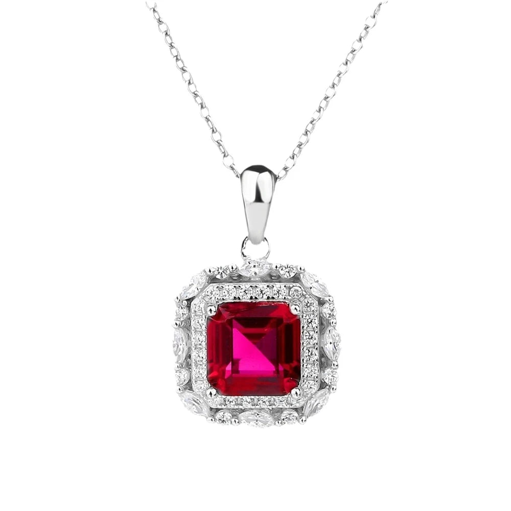 MUSHAN Jewelry Factory High Carbon Diamond Necklace for Women Cross Border Niche and High End 925 Silver Necklace