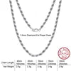 BiG-BOSS Fast Shipping SC Cable Figaro Rope Paperclip Cuban Curb Link Chains Necklace Fine Jewelry 925 Silver Chains for Men Women