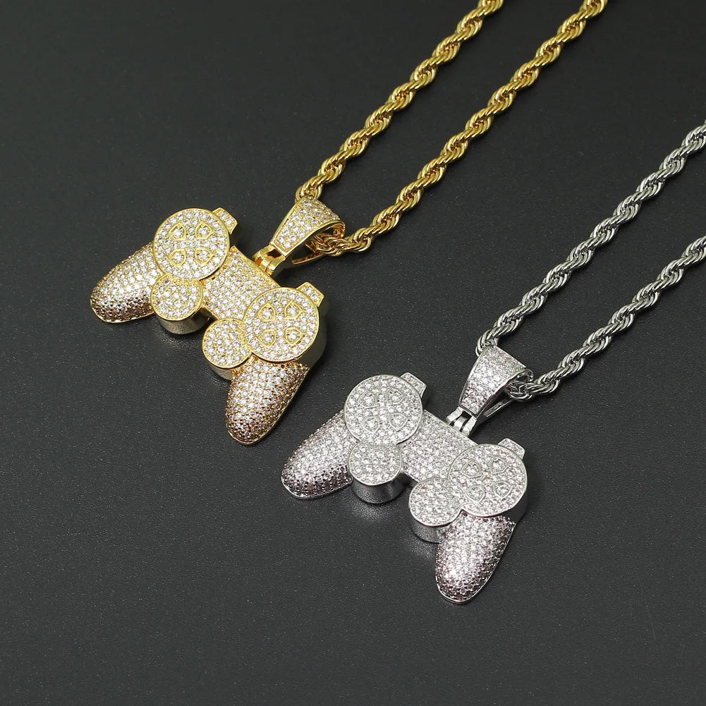 NEWLiFE BiG-BOSS 3mm Rope Moissanite Necklace in Stainless Steel | Designer Hip-Hop Jewellery