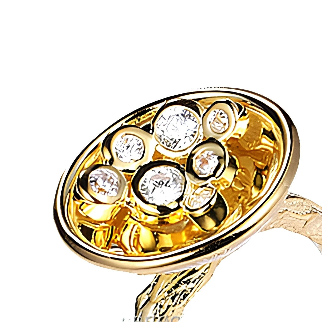 Simple Fashion Design 925 Sterling Silver Ring with Zircon