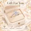 Gemfiori Messi Jewelry 10k 14k 18K White Gold Classic Designs Claw Setting Women 1CT 2CT 3CT Round Oval Pear IGI Lab Grown Diamond Ring