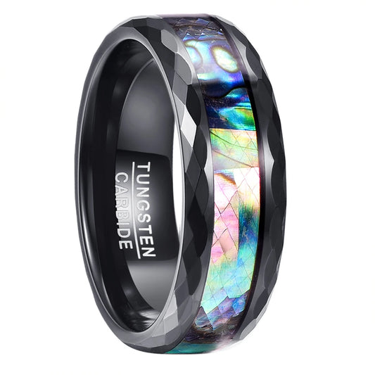 NEWLiFE REBEL Balance Edge 8mm Ring in Tungsten